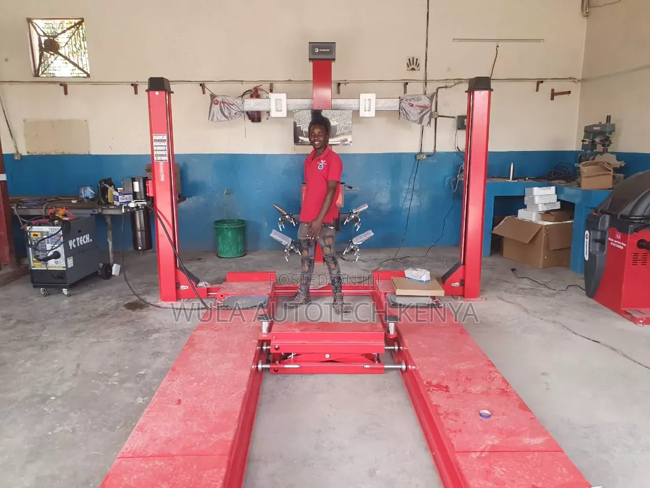 3d Alignment System S-M5 and 4tns Four Post Carlift Machine Sunshine