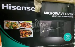 30litres Hisense Microwave Black and Silver