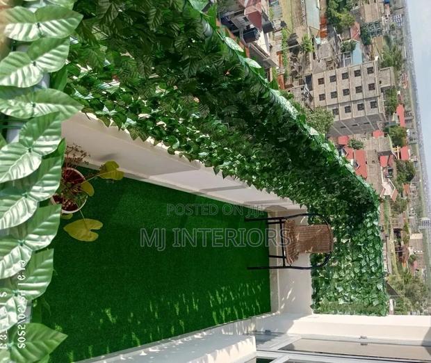 Green Privacy Fence Artificial Grass For Garden Upgrade