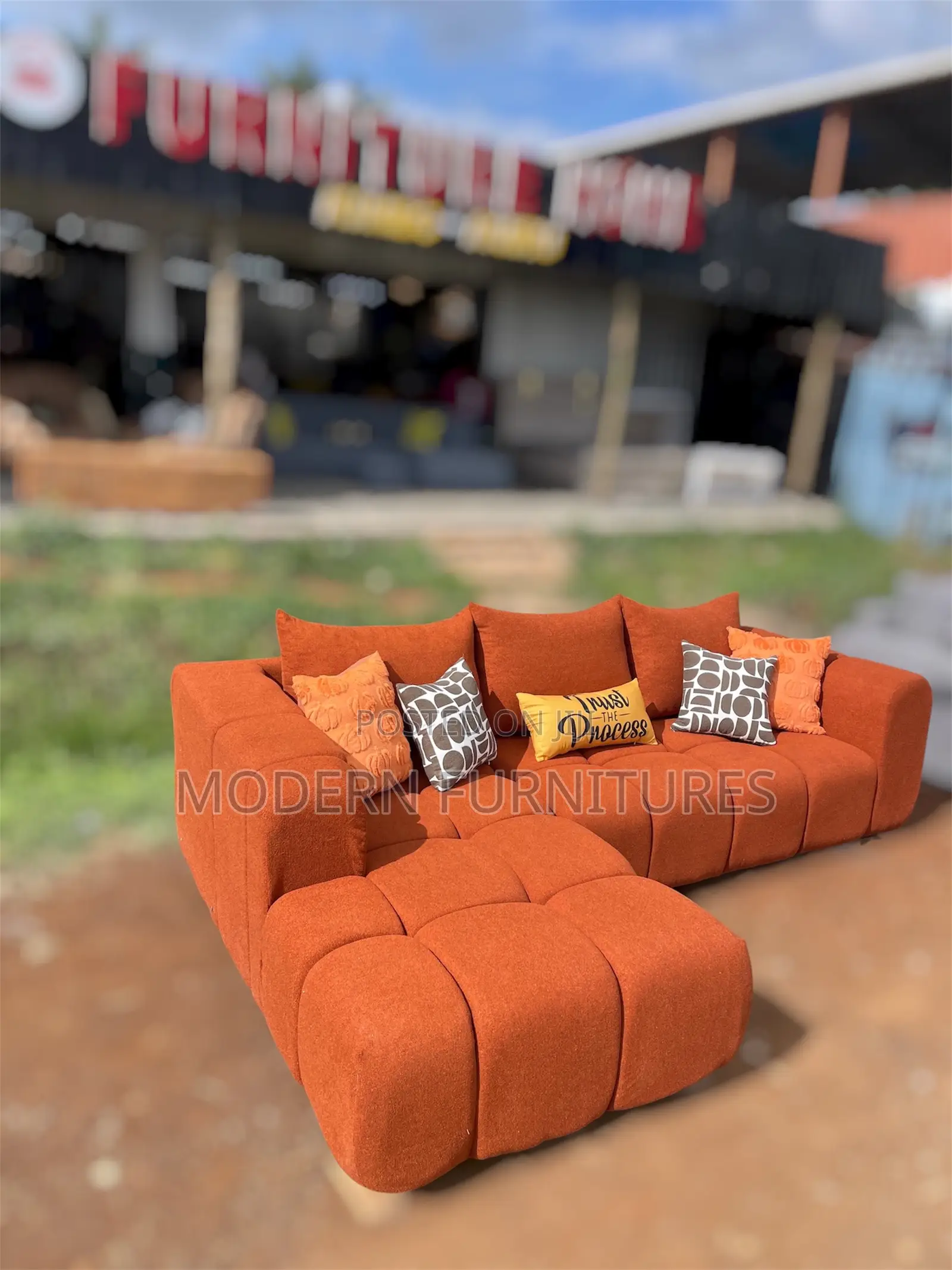 Alora Modern Bubble L Sofa/L Shaped Sofa