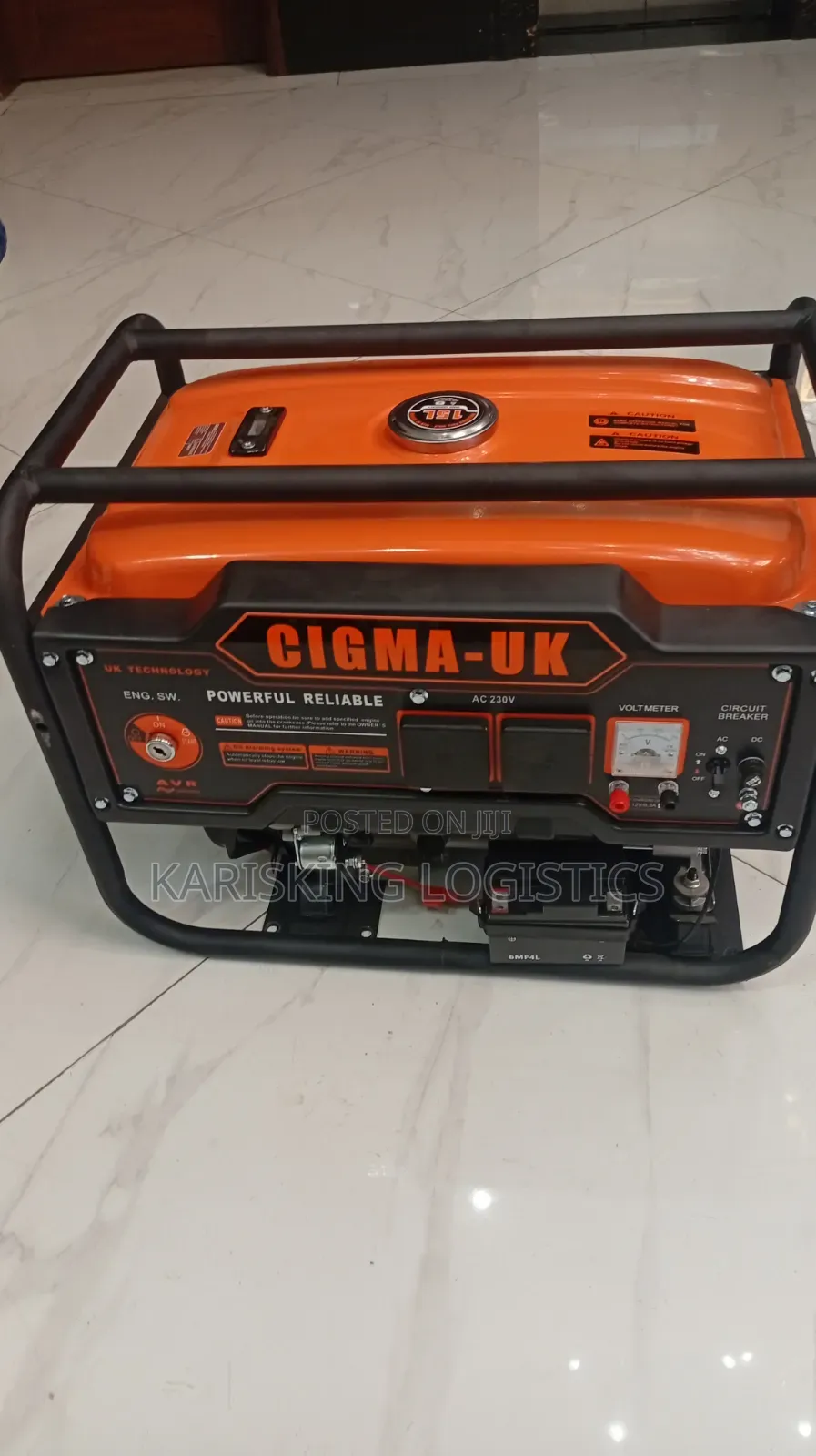 Cigma Uk Openset 6kva Gasoline Generator