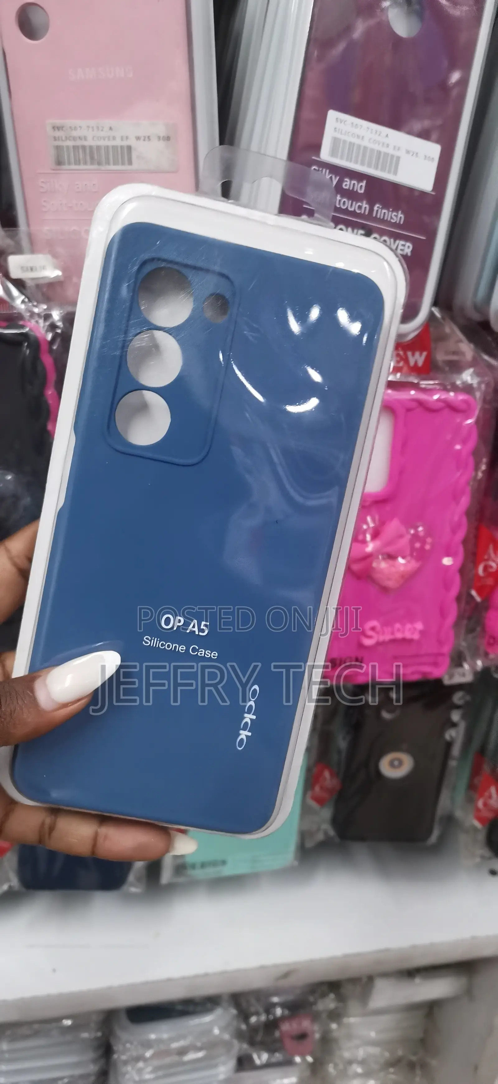 Oppo A5 Smooth Matte Finish and Precise Cutouts Cover