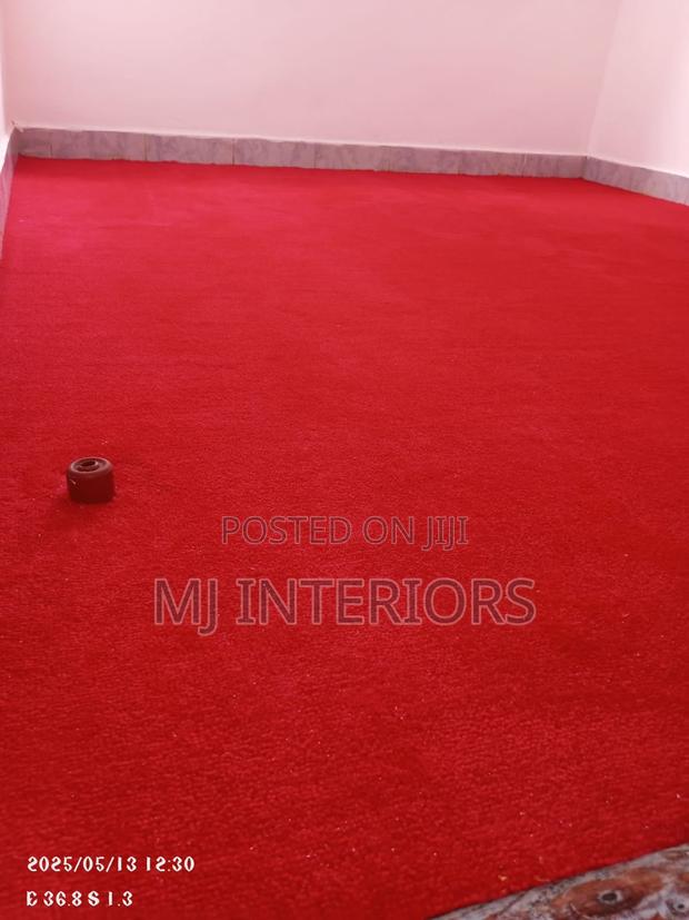 Premium Usa Red Wall to Wall Carpet for Office