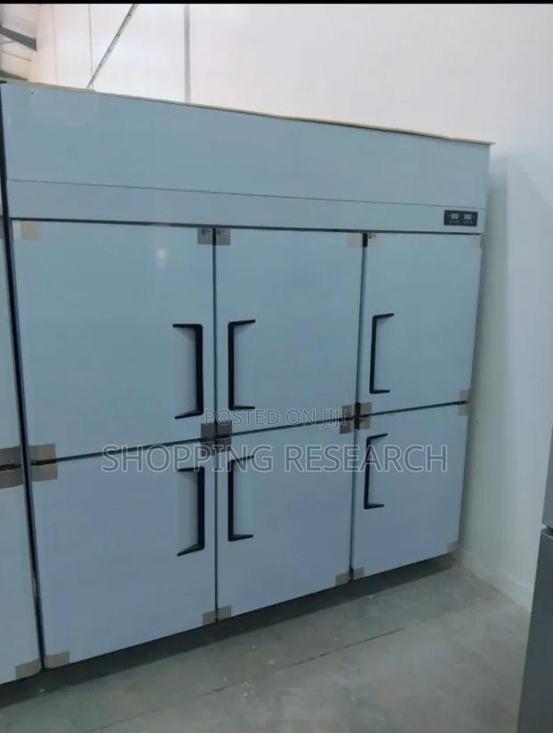 Stainless Steel 6-Doors Combined Freezer and Chiller