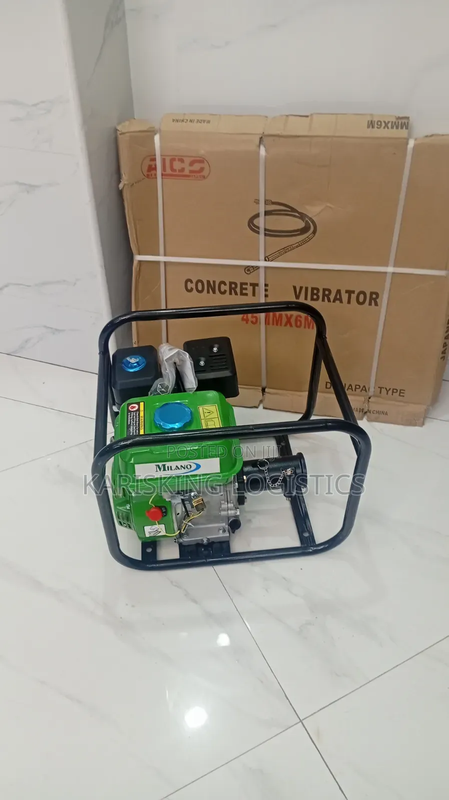 Mlano 8hp Concrete Vibrator