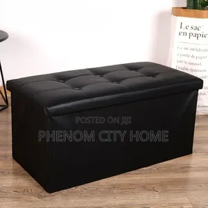 Folding Ottoman Bench Storage Box