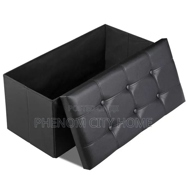 Folding Ottoman Bench Storage Box