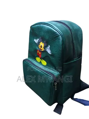 Leather Mini School Bag