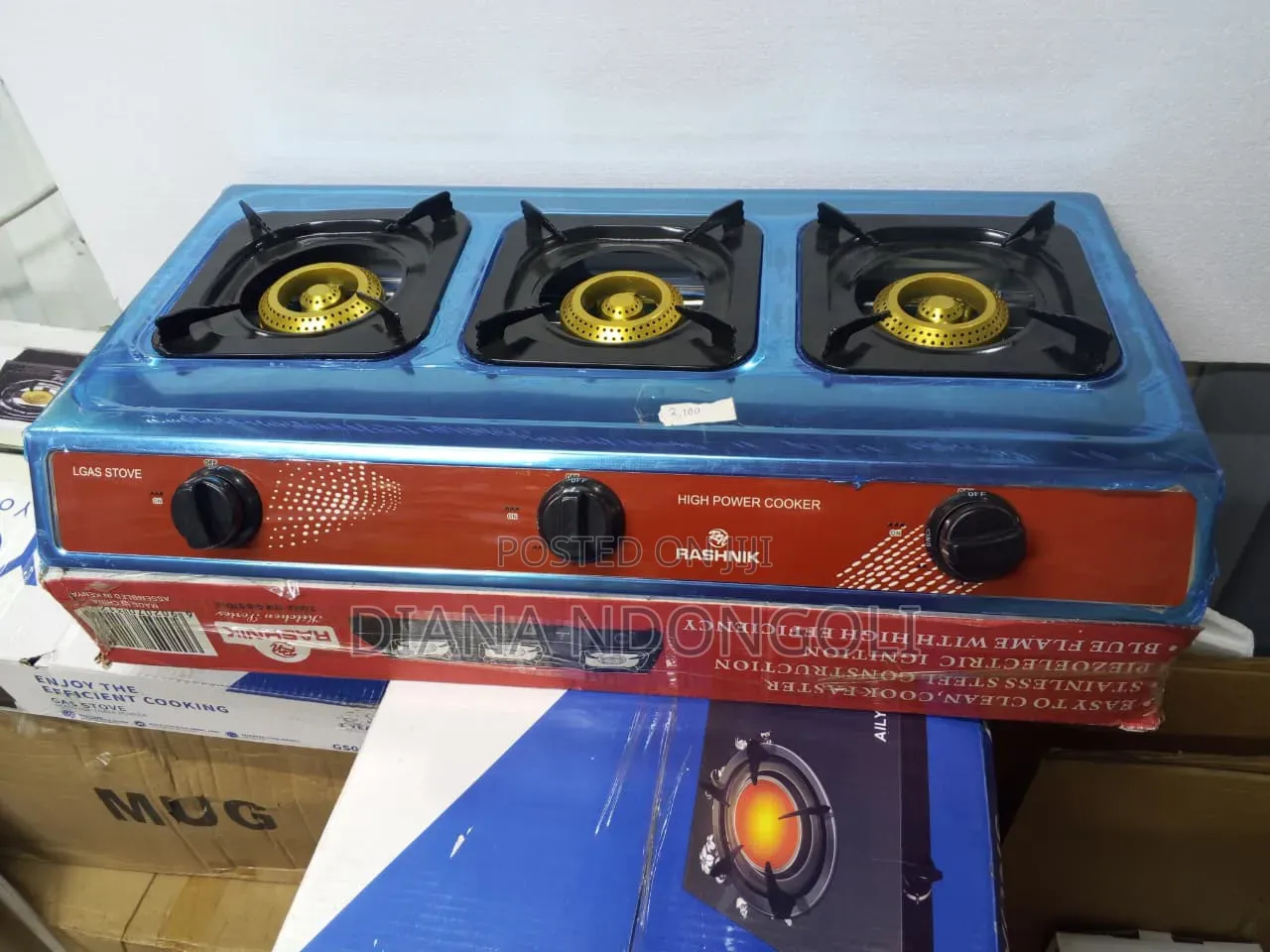 Restocked 
 Rashnik 3 Banner Metallic Cooker