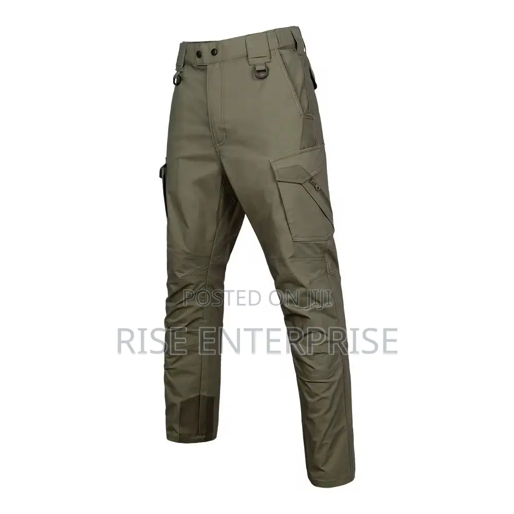 23027 Unisex Tactical Waterproof Pants- Green