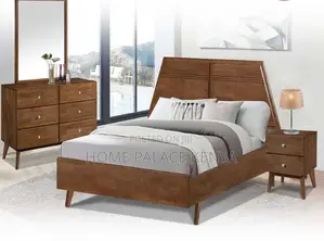 Bedroom Set: Solid Mahogany Bedroom Furniture Set With Dresser