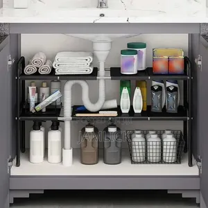 2 Layer Expandable Under Sink Storage Rack – Av