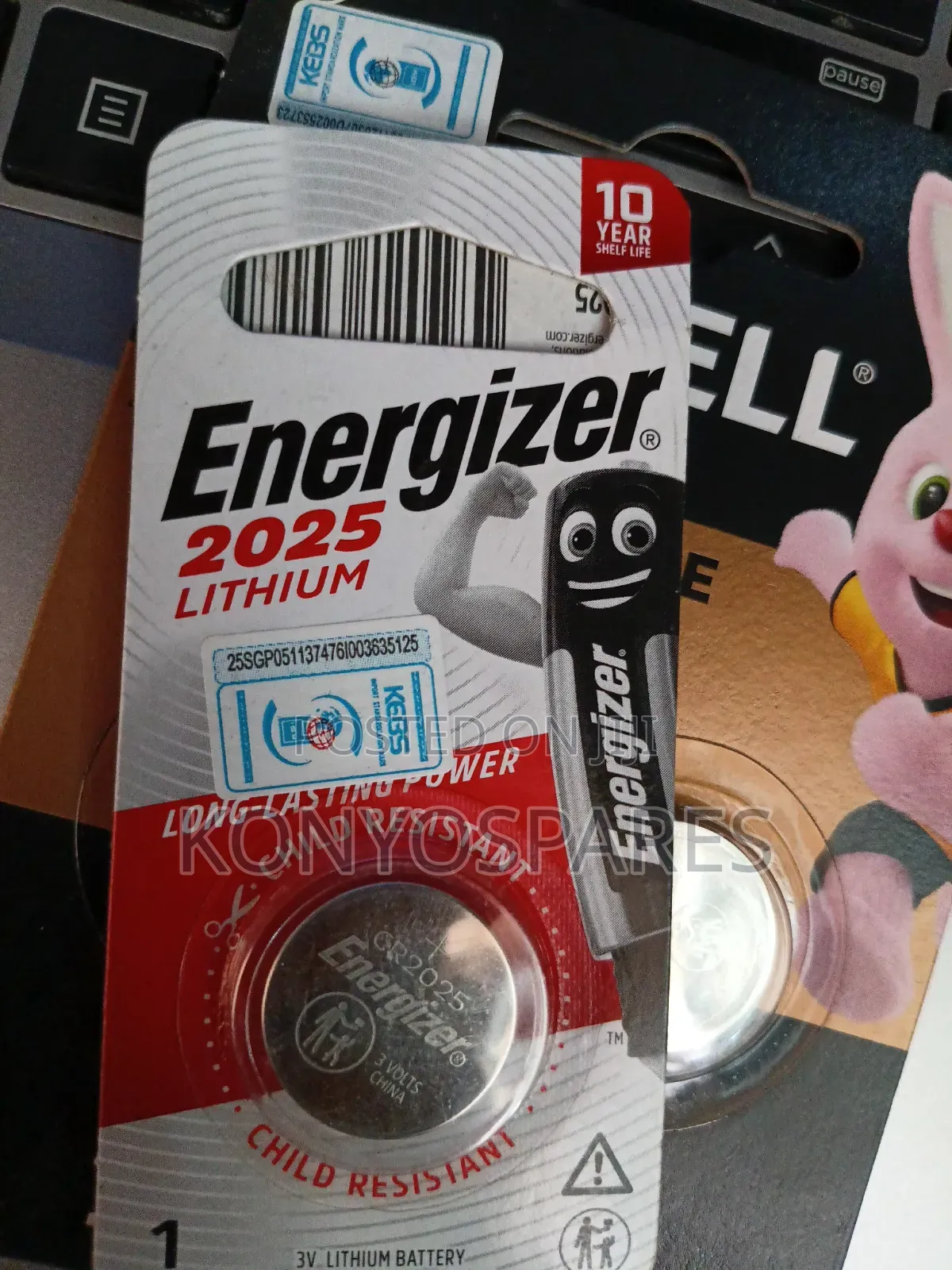 Energizer Lithium Keyfob Battery Cr 2025