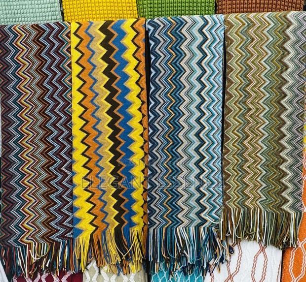 Bohemian Knitted Throw Blanket With Tassel - thumbnail 2