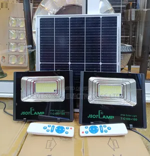 *2in1 100w+100w Solar Led Floodlight*=