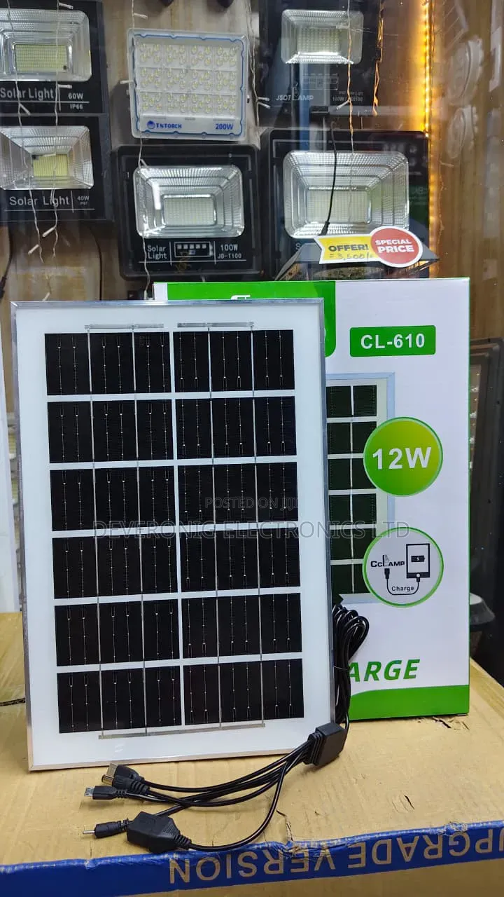 *12w Mobile Charging Solar Panel*
