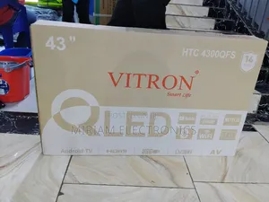 Vitron 43′′ (2024 Model) Frameless Smart Android Full Hd Tv