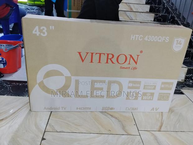 Vitron 43′′ (2024 Model) Frameless Smart Android Full Hd Tv