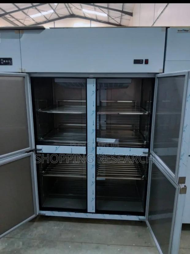 Air Cooled Freezer With Stainless Steel Interiors.