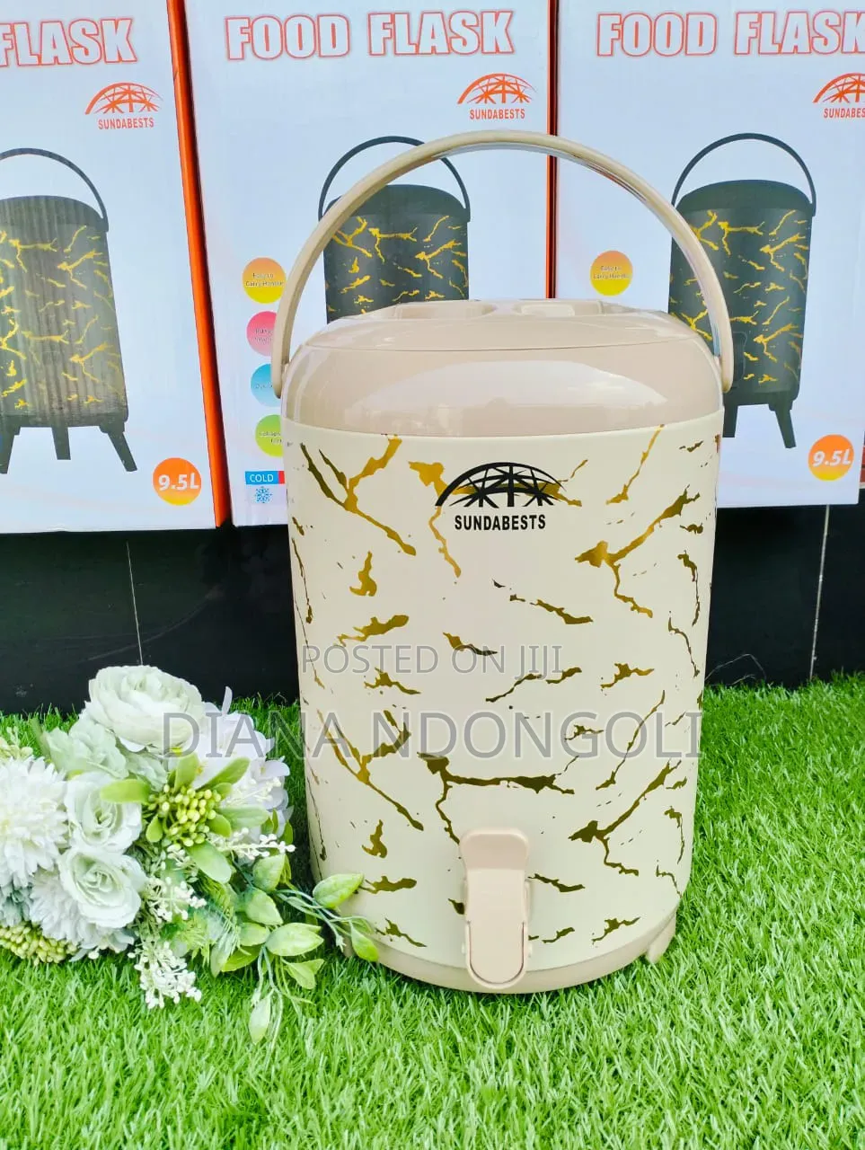 New in 9.5ltr Tea Urn With Marble Effect