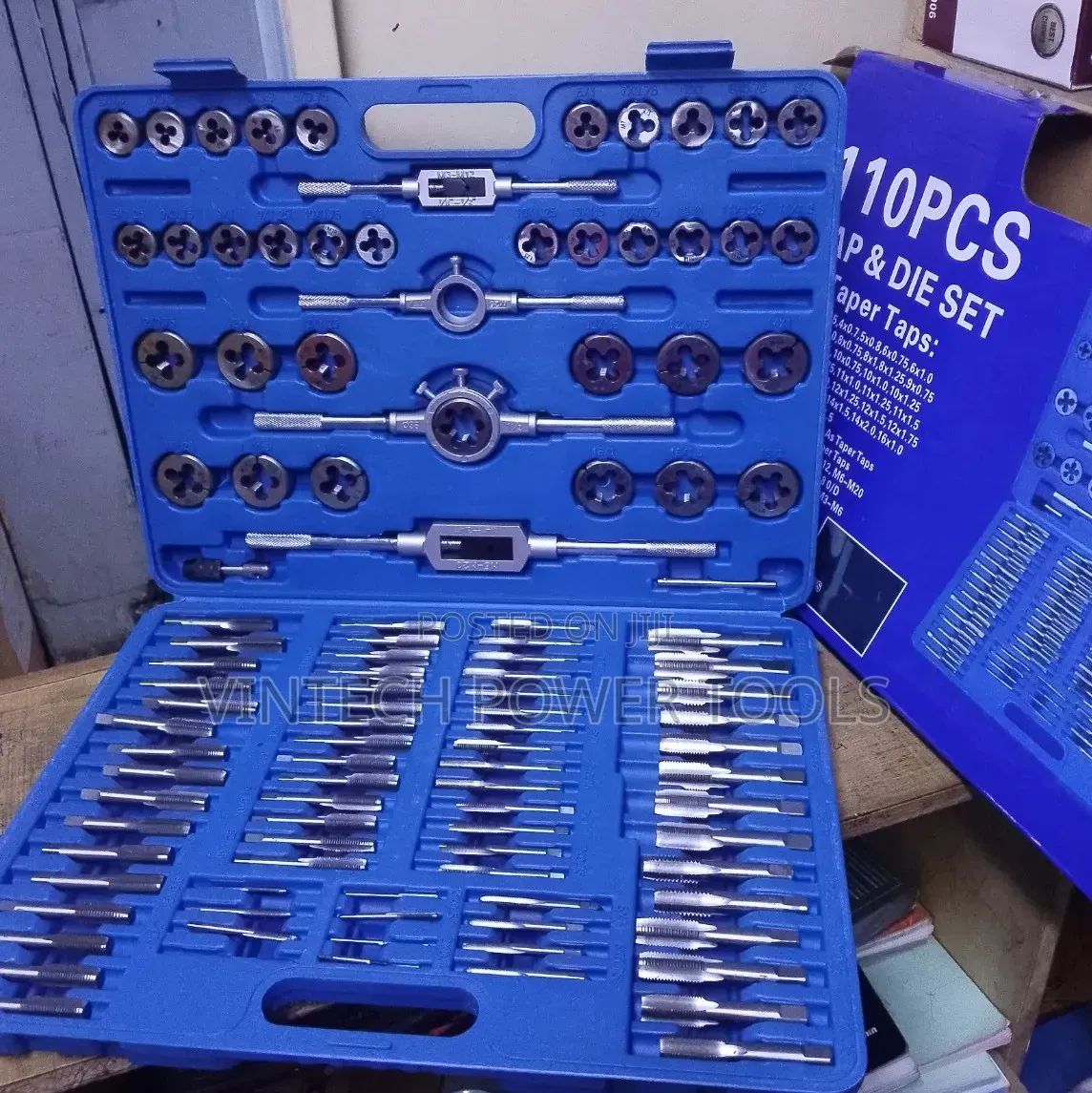 110 PCS Tap and Die Set/ Thread Maker Set