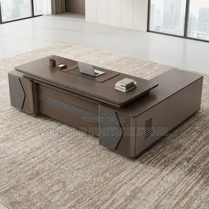 Office Desk : G12 2.4-Meter L-Shaped Executive Office Desk