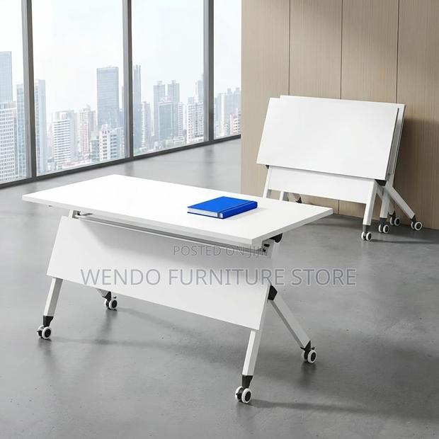 Office Table; G12 Foldable Training Table With Wheels - main view