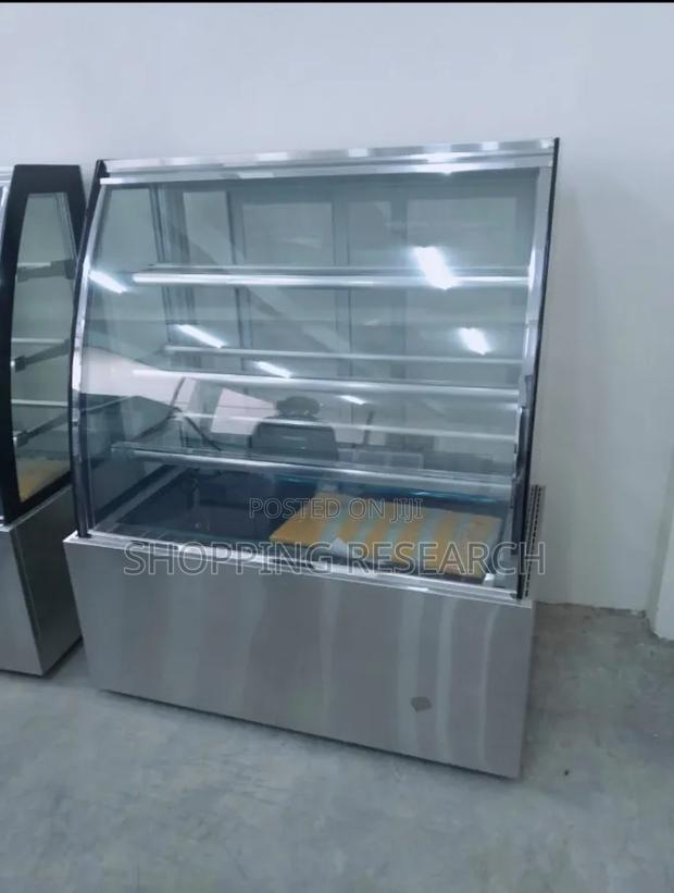 Imported Cake Display Chiller With 3-Shelves Stainless Steel
