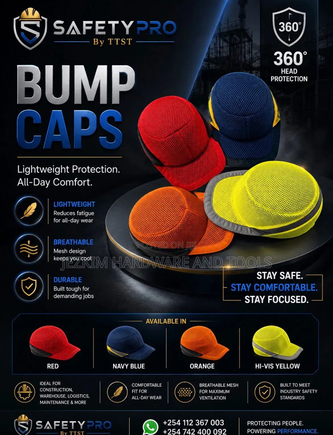 Safety Bump Caps