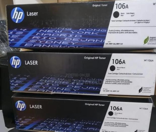 Original Hp 106a Toner Cartridge for Hp Laser MFP 137fnw Printer