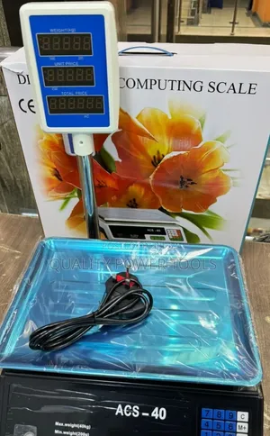 Acs-40 Digital Computing Weighing Scale – 40kg Capacity