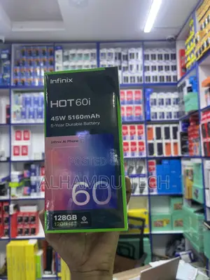 New Infinix Hot 60i 128 GB Black
