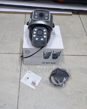 PTZ 360°View 4g Sim Card Camera$ Dual Lens 3 Screen