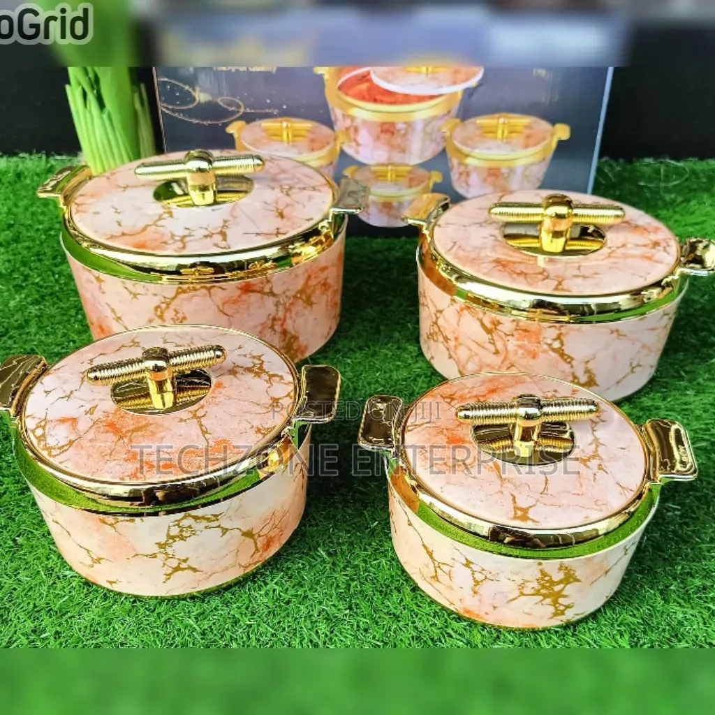 Signature Pearl Platina 4pcs Quality Insulated Hotpot Set 