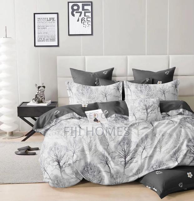 Cotton Binded Duvet Set 5x6 | Bedsheet + 2 Pillowcases - thumbnail 2