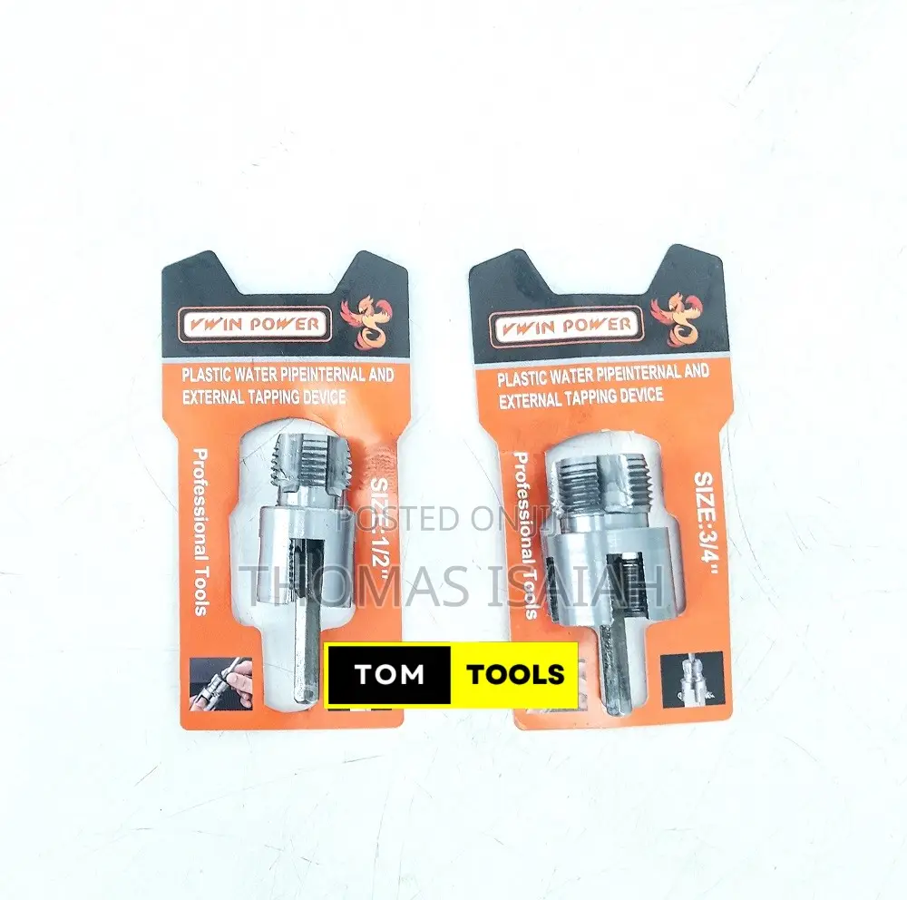 2pcs 1⁄4 Inch And 3⁄4 Inch Ppr Pipe Threader Thread Maker