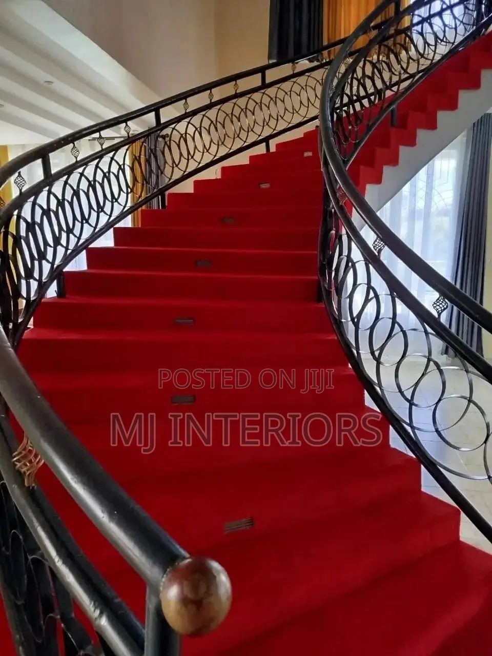 Premium Stair Carpet Fitting Anti Slip Elegant Home Upgrade