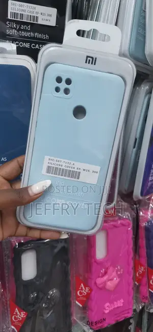 Light Blue Silicone Cover Designed Primarily for the Xiaomi Redmi 9c