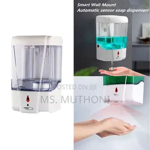 700 Ml Wall-Mounted Touch Free Hand Sanitizer and Soap Dispenser