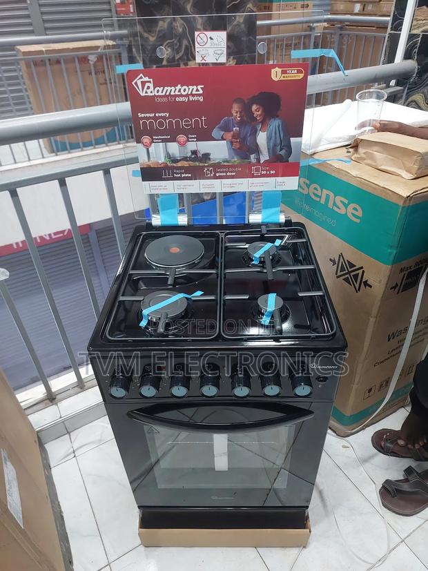 Ramtons 3g+1e 50x50 Black Cooker- Rc/907 - main view