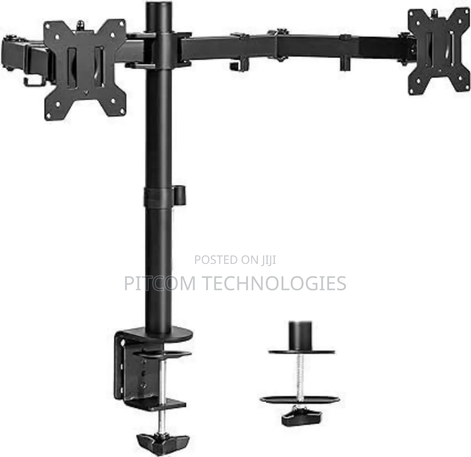 Dual Monitor Stand With Gas Spring