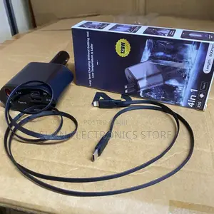 4 in 1 Fast Charging Retractable Car Charger Adapter