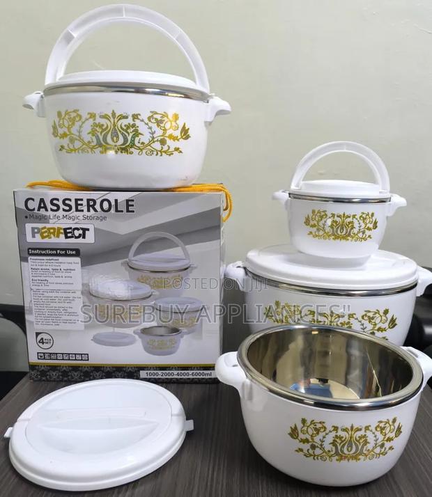 Casserole Hotpots,4pc Insulated Hotpot Casserole Set