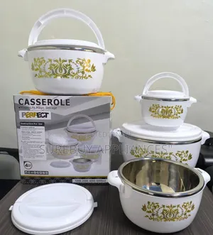 Casserole,Premium Thermal Hotpot Serving Set 4pcs