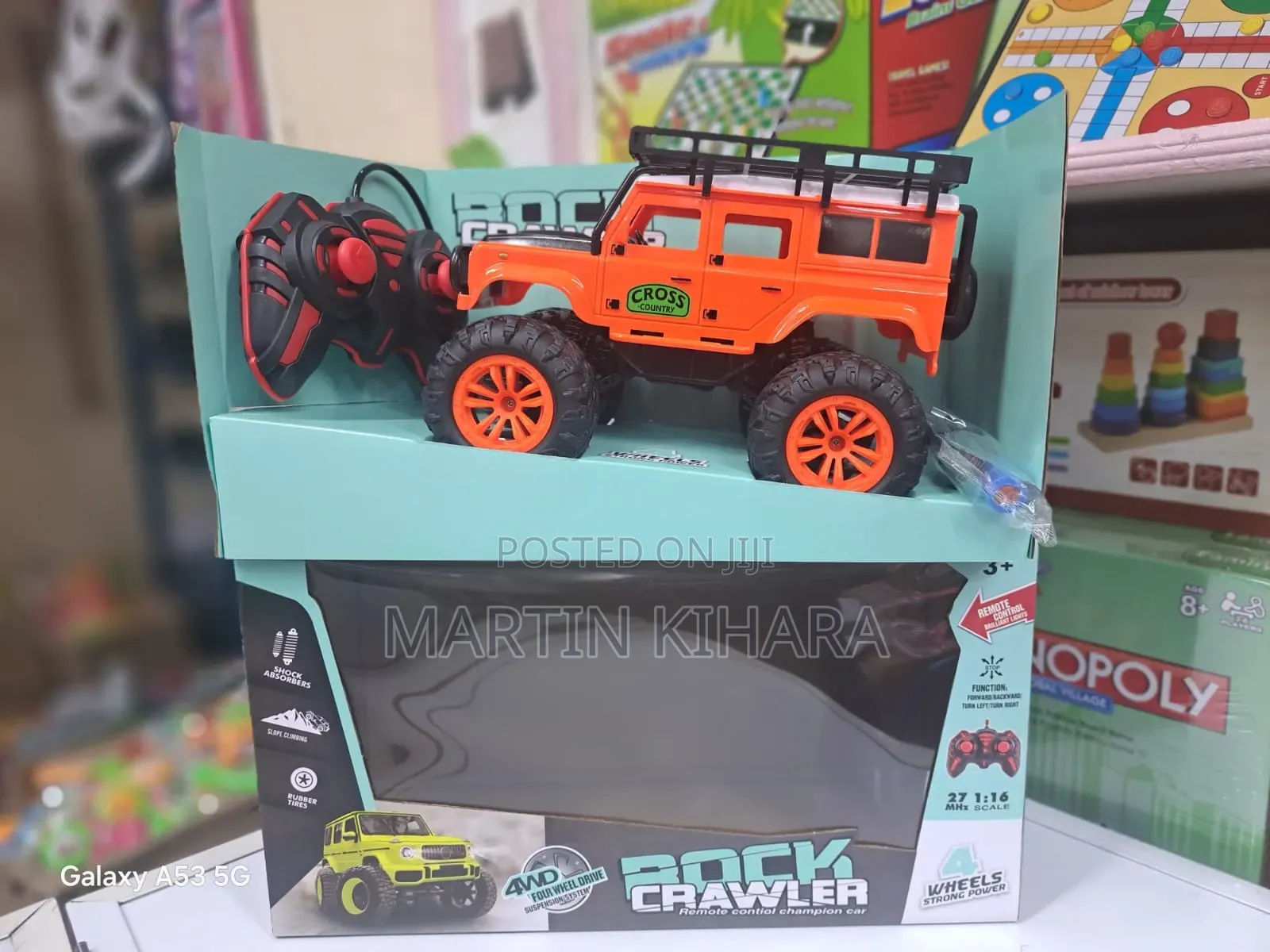 4wd Rock Crawler Off-Road Toy Car