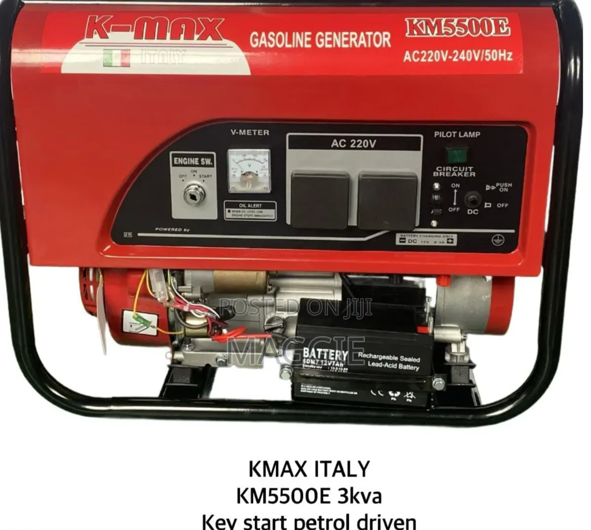 Key Start Petrol Driven Kmax Italy