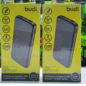 Budi Pb090b *10000mah* Double Usb Picket Power Bank