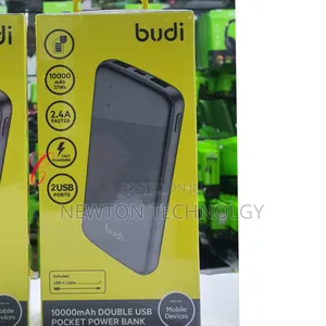 Budi Pb090b *10000mah* Double Usb Picket Power Bank