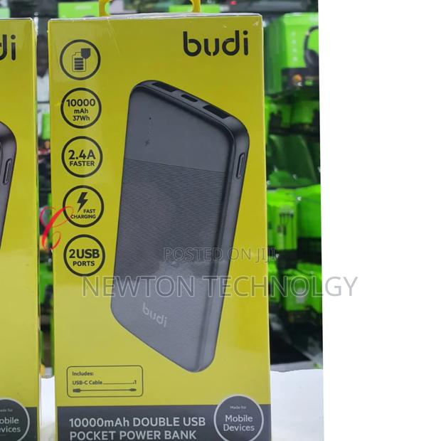 Budi Pb090b *10000mah* Double Usb Picket Power Bank - thumbnail 2