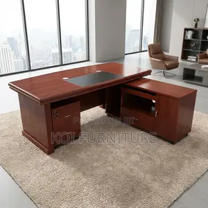 Office Desk : 1.8m Wooden Executive Office Desk